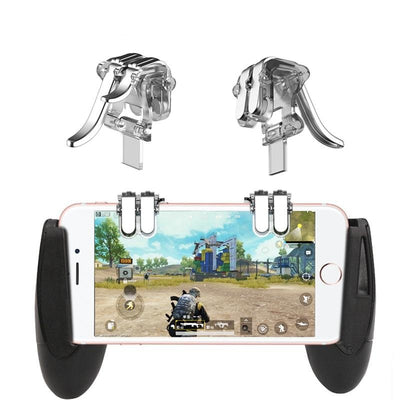 4-Click Metal Mobile Controller Portable Gamepad L1 R1