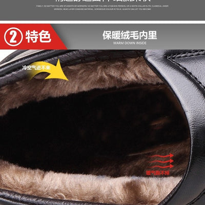 Snow Boots Winter Soft Genuine Leather Shoes
