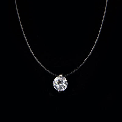 Female Transparent Fishing Line Necklace