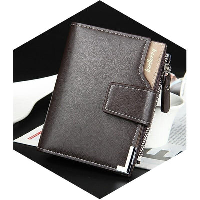 Leather Men  Leather Wallets Zipper