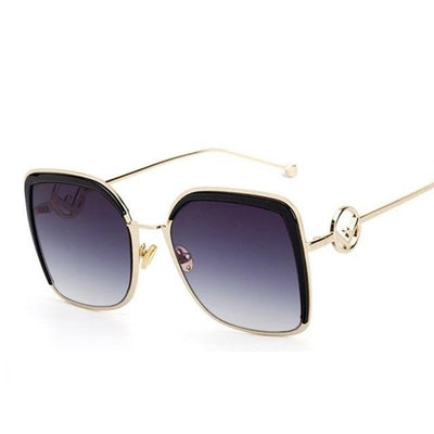 Square Elegant Ladies Cat Eye Sunglasses Women