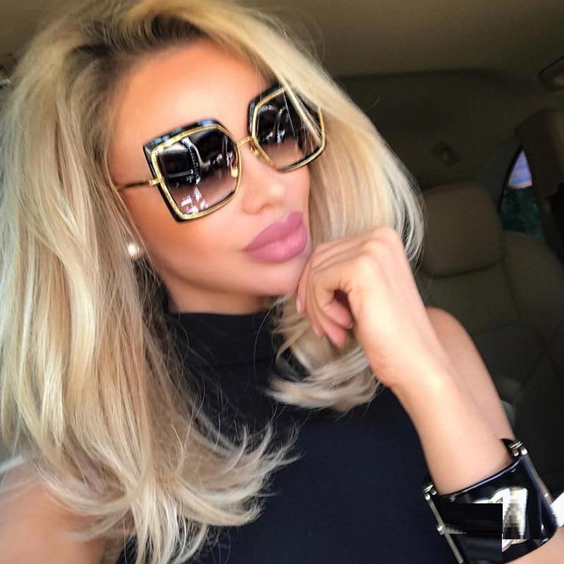 Woman Cat Eye Pink Sunglasses