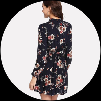 Women Floral Multicolor Maxi Dresses
