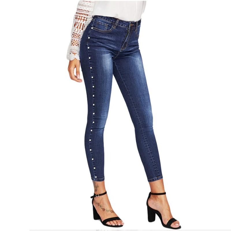 high Waist Women Skinny Jeans.