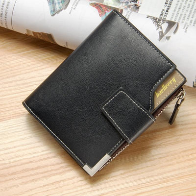 Leather Men  Leather Wallets Zipper