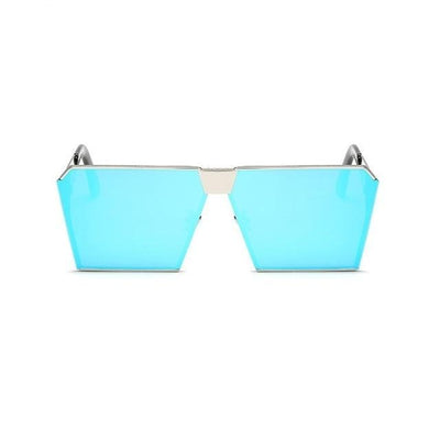 Square Designer Gradient Clear Sunglasses