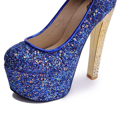 Glitter High Heels Women Pumps