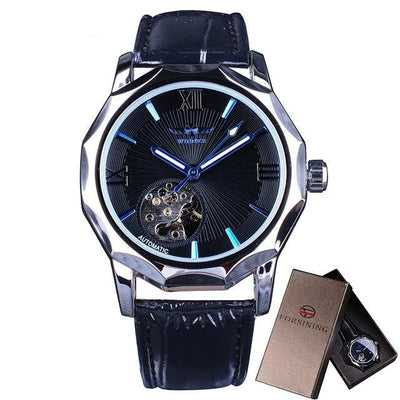 Blue Ocean Geometry Design Men's Top Watch