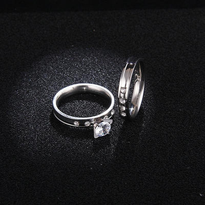Stainless Steel Wedding Ring For Lovers