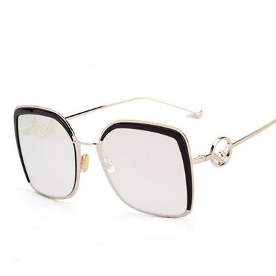 Square Elegant Ladies Cat Eye Sunglasses Women