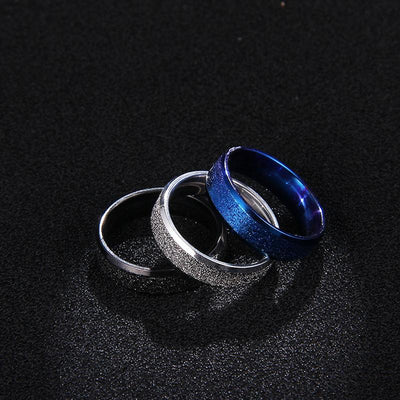 Simple Titanium Female Steel Ring