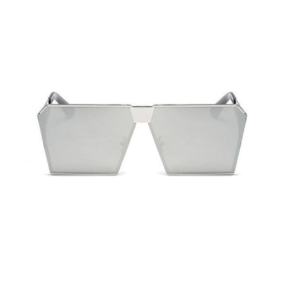 Square Designer Gradient Clear Sunglasses