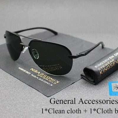 Driver Mirror Aluminum Magnesium Polarized Sunglasses Men