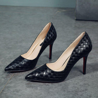 designer elegant red bottom pointed toe women's Pumps