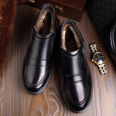 Snow Boots Winter Soft Genuine Leather Shoes