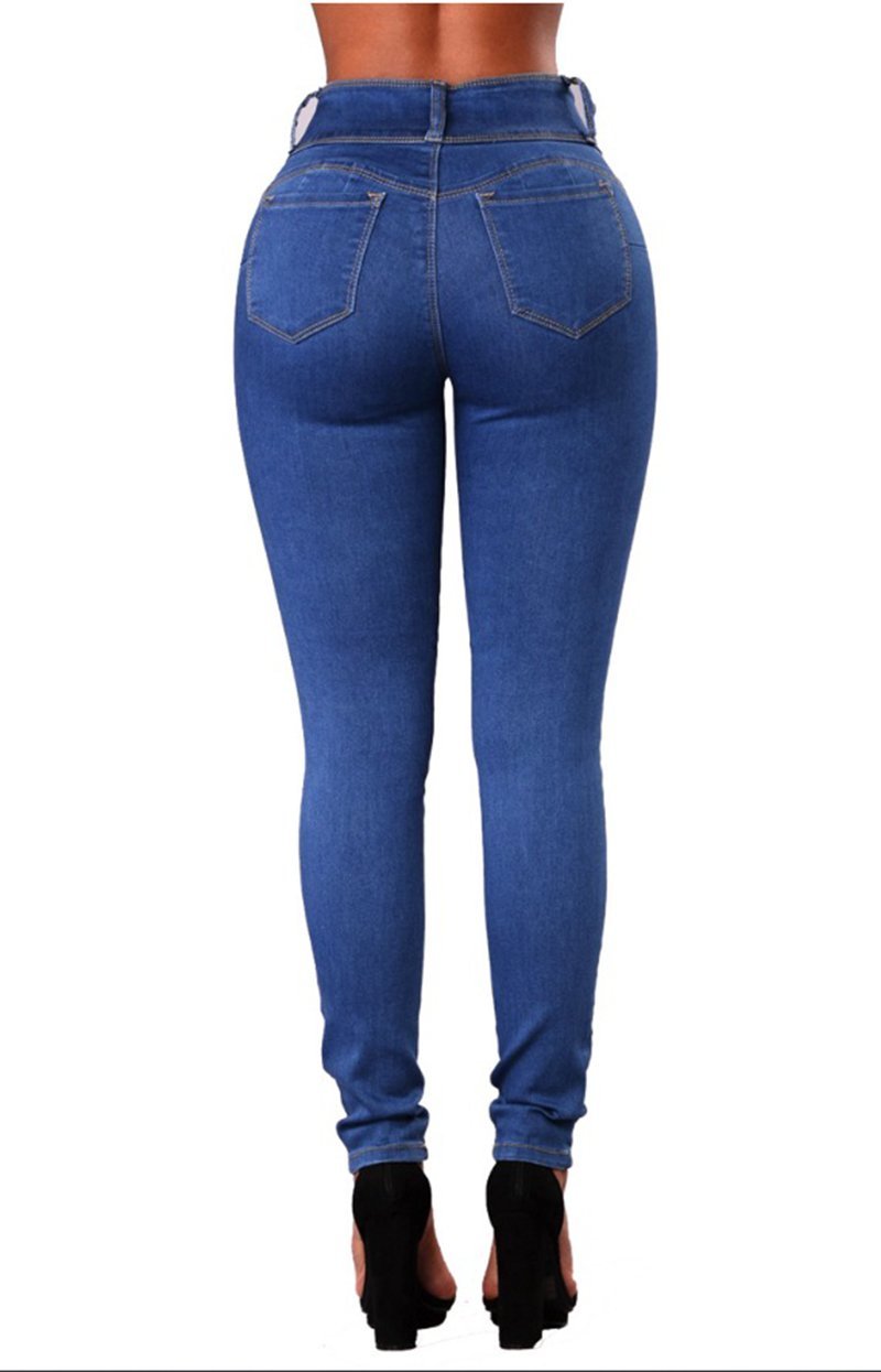 High Waist Elastic Stretch sexy slim fit Jeans