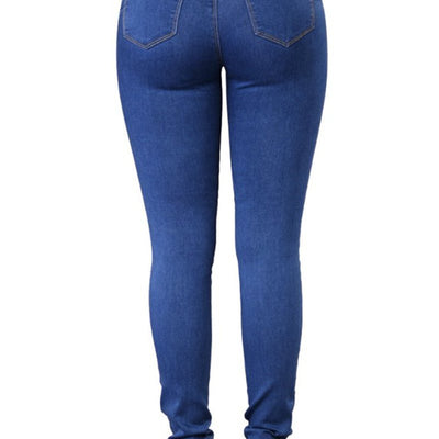 High Waist Elastic Stretch sexy slim fit Jeans