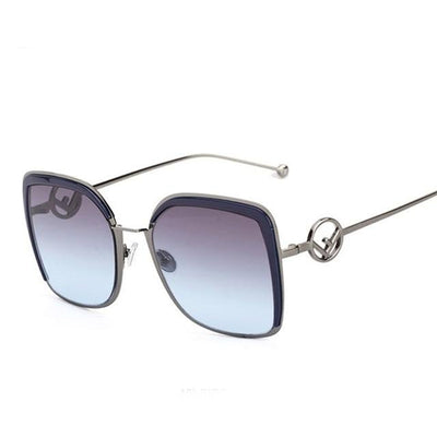 Square Elegant Ladies Cat Eye Sunglasses Women