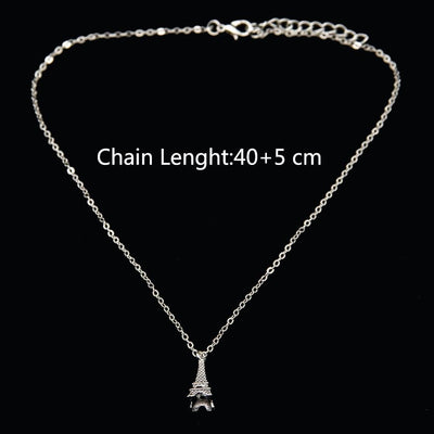Eiffel Tower Chokers Necklaces for Womens