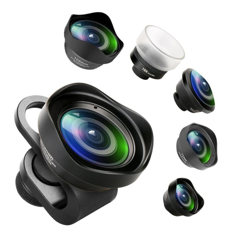 Wide Angle Fisheye Macro Phone Lens 2X
