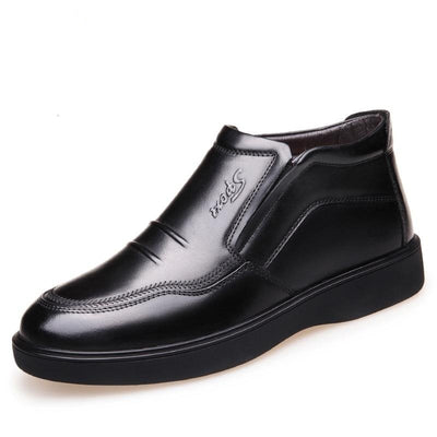 Snow Boots Winter Soft Genuine Leather Shoes