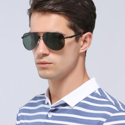 Driver Mirror Aluminum Magnesium Polarized Sunglasses Men