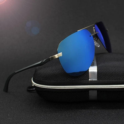 Driver Mirror Aluminum Magnesium Polarized Sunglasses Men