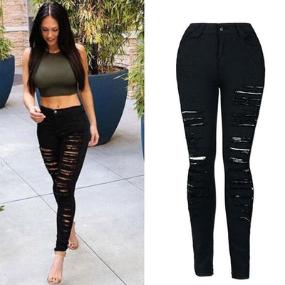High Waist Stretch Jeans Sexy Leggings