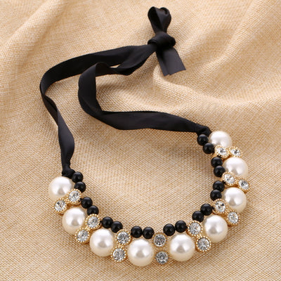 Imitation Pearl Chokers Necklace