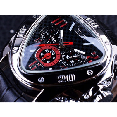 Sport Racing Design Geometric Watch.