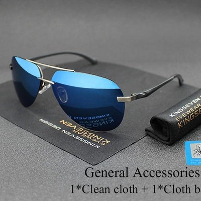 Driver Mirror Aluminum Magnesium Polarized Sunglasses Men