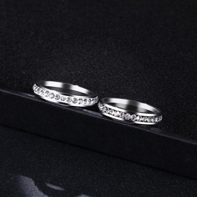 Stainless Titanium Steel Rings For Women