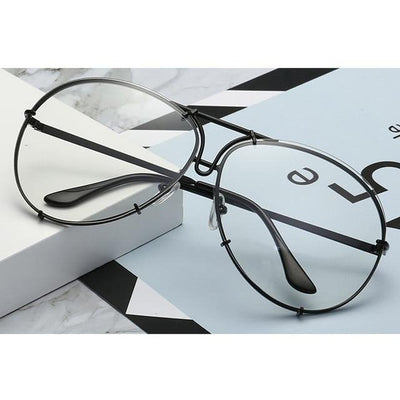 Over sized Aviator Sunglasses Women Shades