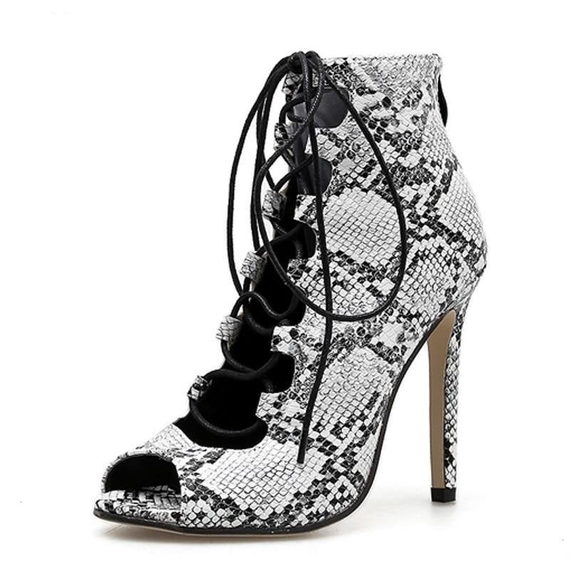 Woman Snake Boots Sandals