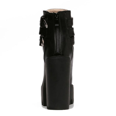 Women High Heels Platform Boots
