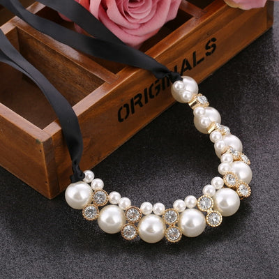Imitation Pearl Chokers Necklace