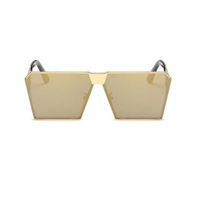 Square Designer Gradient Clear Sunglasses