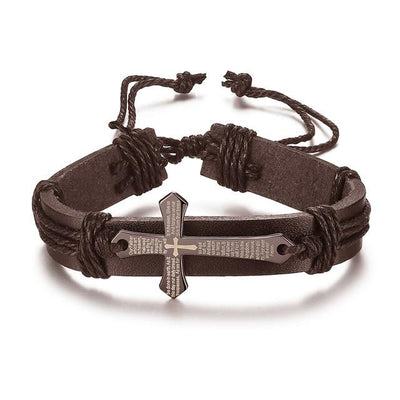Men  Leather Jewelry Vintage Bracelet
