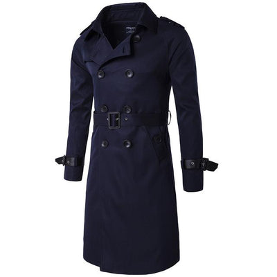 New Trench Coat Men Brand Clothing
