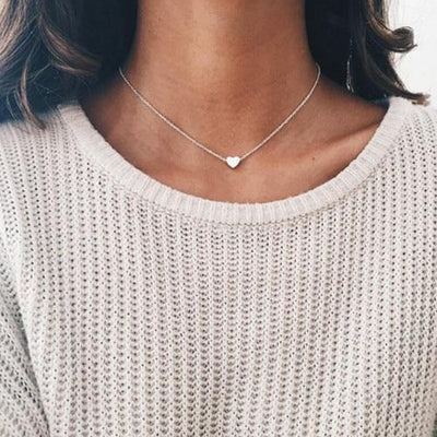 Tiny Heart Bohemian Necklace for Women