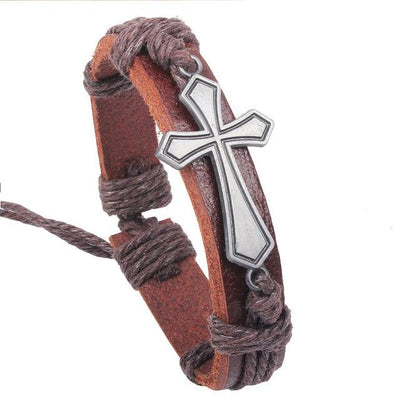 Men  Leather Jewelry Vintage Bracelet