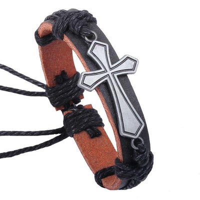 Men  Leather Jewelry Vintage Bracelet
