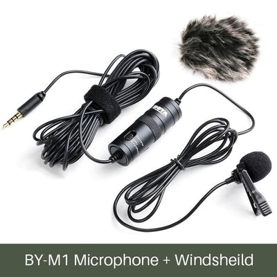 M1 Lavalier Audio Video Phone Microphone Condenser Mic
