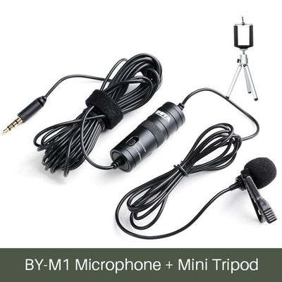 M1 Lavalier Audio Video Phone Microphone Condenser Mic