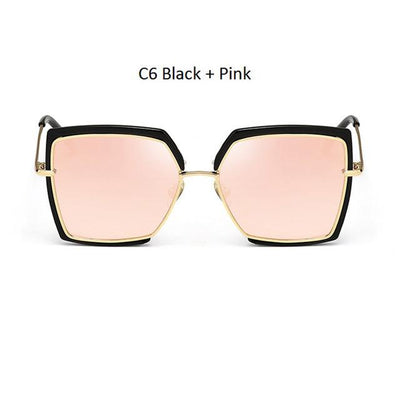Woman Cat Eye Pink Sunglasses