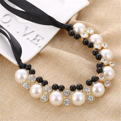Imitation Pearl Chokers Necklace