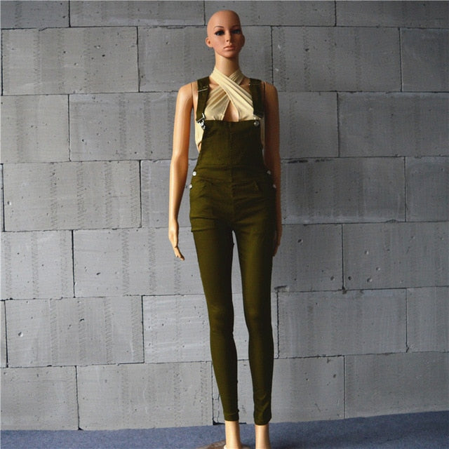 Woman Stretch Jumpsuit Jeans Denim