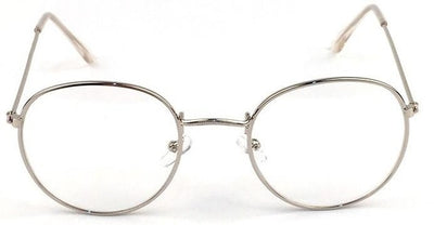 Woman Optical Frames Metal Frame Round Transparent Lenses