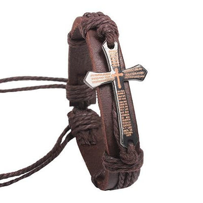 Men  Leather Jewelry Vintage Bracelet