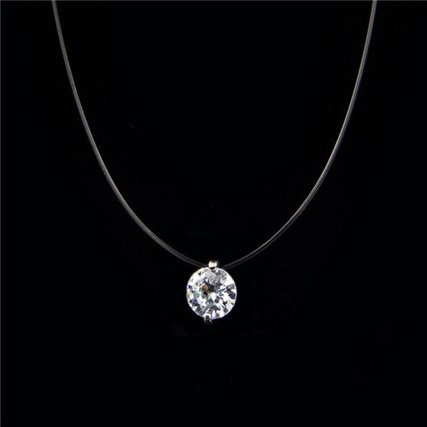 Female Transparent Fishing Line Necklace